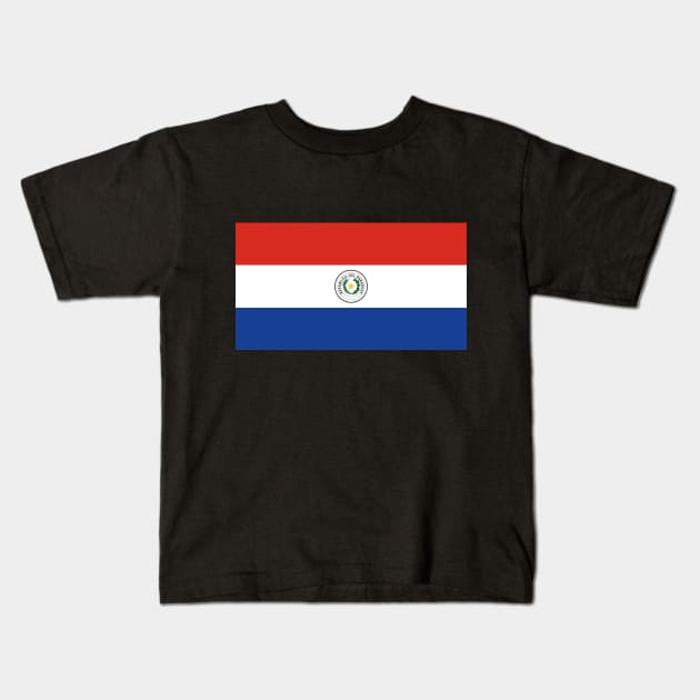 Paraguay Kids T-Shirt by Wickedcartoons